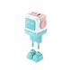 СЗУ CD361 Nexode RG Robot Design GaN Fast Charger QC 4.0 65W голубой/розовый (35855) MB-95447 фото 1