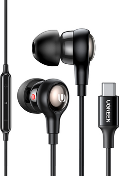 Наушники проводные EP103 In-Ear Earphones Type-C Connector черные (30638) MB-89263 фото