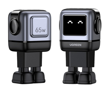 МЗП CD361 Nexode Robot GaN Tech USB + 2 x USB Type-C 65W сірий (25685B) MB-95441 фото