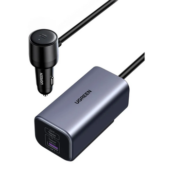 Автомобільний зарядний пристрій Ugreen CD250 PD 150W 4-Port GaN Fast Car Charger (35571)  MB-98803 фото