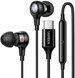Навушники провідні EP103 In-Ear Earphones Type-C Connector чорні (30638) MB-89263 фото 2
