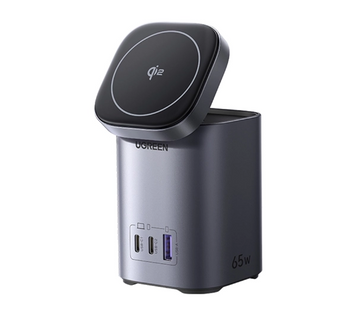 Зарядное устройство для Ugreen 2w1 X555 USB + 2x USB-C 65W, GaN (55321) MB-98780 фото