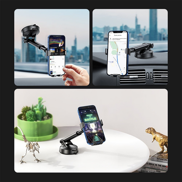 Крепление для телефонов LP200 Gravity Phone Holder with Suction Cup черный (60990) MB-78798 фото