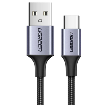 Кабель UGREEN US288 USB-C Male to USB 2.0 Male Cable Aluminum Braid 3m Space Gray (60408) MB-100305 фото