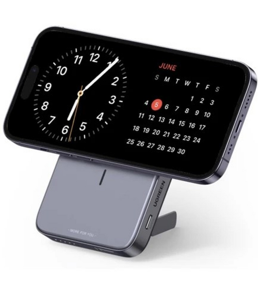 УМБ PB206 10000mAh 20W Mini Magnetic Wireless сірий (15086) MB-94801 фото