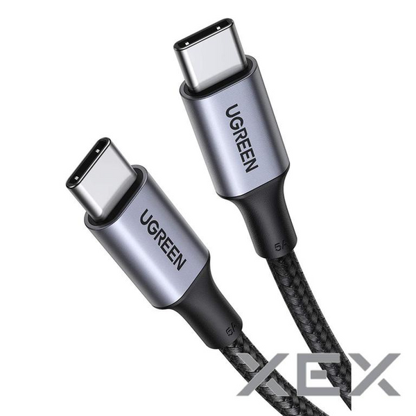 Кабель US316 Type-C to Type-C PD USB 100W 3m черный (90120) MB-92274 фото