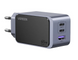 СЗУ X553 Nexode Air GaN Tech USB + 2 x USB Type-C 65W серый (35042) MB-95446 фото 1