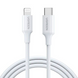Кабель US171 USB-C 3.0 Male to Type-C to Lightning M/M Cable Rubber Shell 1m (10493) MB-78767 фото 2