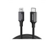 Кабель US171 USB-C to Lightning Cable M/M Nickel Plating ABS Shell 1m (чорний) (60751) MB-85995 фото 2