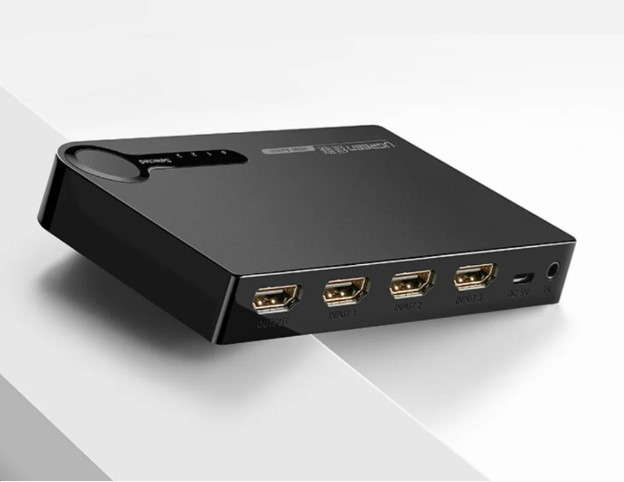Переходник v1.4 HDMI 1х3 4K HD черный (40234) MB-92280 фото