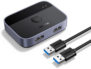 Хаб UGREEN USB 3.0 Sharing Switch 2 In 2 Out (35313) MB-98808 фото