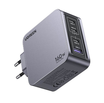 СЗУ X763 Nexode Pro USB + 3 x USB Type-C 160W серый (25877) MB-95445 фото