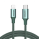 Кабель US304 Type-C to Lightning PD36W MFi 1м зеленый (80564) MB-92266 фото 1