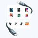 Кабель US304 Type-C to Lightning PD36W MFi 1м зеленый (80564) MB-92266 фото 3