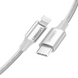 Кабель US304 USB-C to Lightning M/M Cable Aluminum Shell Braided 1.5m (сірий) (70524) MB-94002 фото 2
