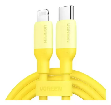 Кабель US387 USB-C to Lightning Cable 1m (желтый) (90226) MB-87679 фото
