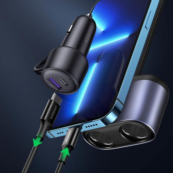 Розгалужувач автомобiльний CD252 PD USB-A+USB-C 3.4 A (30886) MB-89287 фото