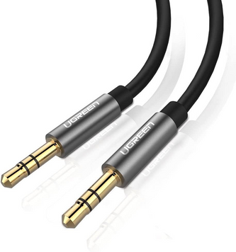 Аудіо кабель AV119 3.5mm Male to 3.5mm Male Straight to angle flat Cable 2m (10599) MB-82360 фото