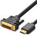 Кабель Ugreen HD106 HDMI to DVI Cable 3 м Black (10136) MB-99143 фото 1