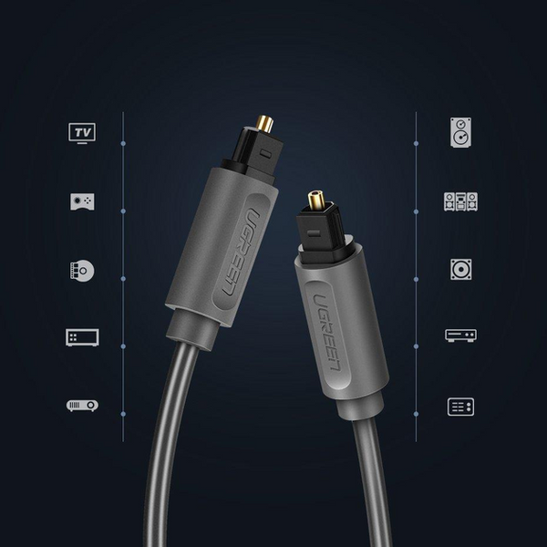 Аудіо кабель AV122 Toslink Optical Audio Cable 3m чорний (70893) MB-82339 фото