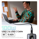 Кабель UGREEN L509 USB Type-C to USB Type-C PD Fast Charging 2м Black (35512) MB-98721 фото 3