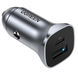 АЗП CD130 18W USB-A USB-C Car Charger (сірий) (30780) MB-82358 фото 2