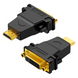Адаптер HDMI Male to DVI (24+5) Female Adapter черный (20123) MB-94061 фото 2