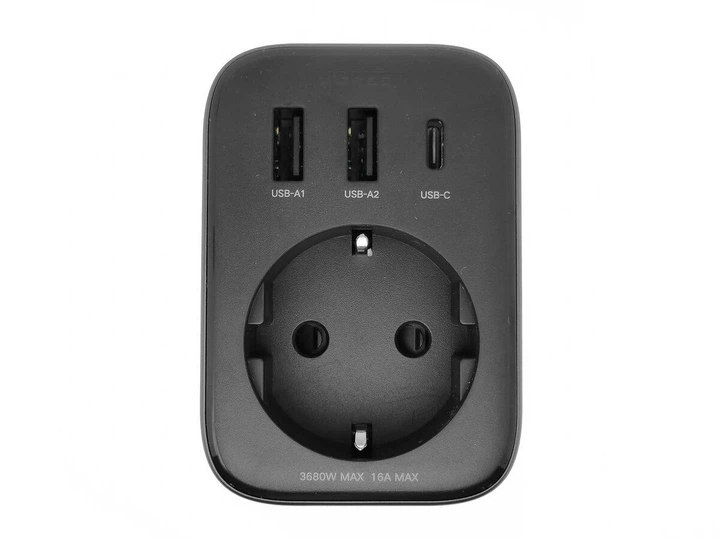 СЗУ CD314 GaN 30W Outlet Extender серый (90613) MB-92300 фото
