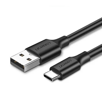 Кабель US287 USB-A 2.0 - USB-C Cable Nickel Plating 1.5m чорний (60117) MB-78731 фото