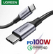 Кабель UGREEN US316 USB 2.0 Type-C to USB Type-C 5.0A (100W) 2m Black (70429)  MB-99818 фото 3