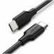 Кабель US286 USB 2.0 Type-C to Type-C Male Cable Nickel Plating 1m чорний (50997) MB-78737 фото 2