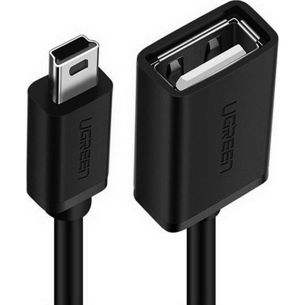 Кабель US249 Mini USB Male to USB Female OTG Cable (10383) MB-90374 фото