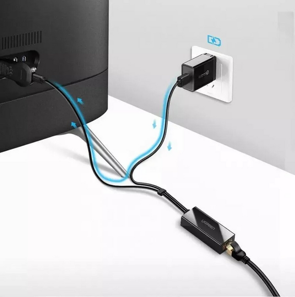 Адаптер Ethernet Adapter для TV Stick черный (30985) MB-93934 фото