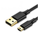 Кабель US132 USB 2.0 A Male to Mini 5 Pin Male Cable 1.5m чорний (10385) MB-82321 фото 1
