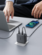СЗУ CD226 GaN Fast Charger 1*USB-A+3*USB-C 100W EU (40747) MB-87682 фото 2