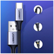 Кабель US288 USB-A 2.0 - USB-C Cable Nickel Plating Aluminum Braid 2m чорний (60128) MB-78734 фото 5