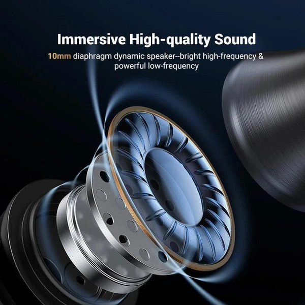 Навушники з мікрофоном UGREEN EP105 3.5 mm Earphone Black (35753) MB-98817 фото
