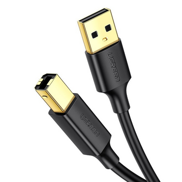Кабель US135 USB 2.0 AM to BM Print Cable 1.5m (10350) MB-82323 фото