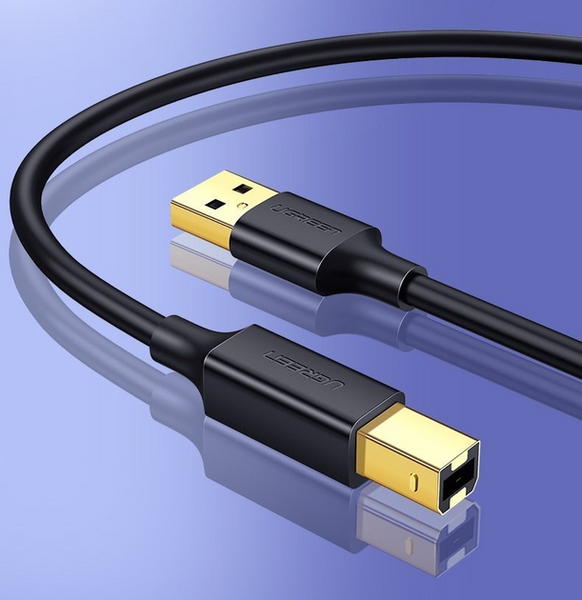 Кабель US135 USB 2.0 AM to BM Print Cable 1.5m (10350) MB-82323 фото