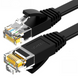 Кабель NV102 Cat 6 U/UTP Lan Flat Cable 1m черный (50173) MB-94012 фото 1