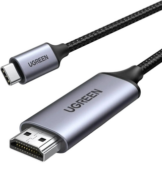Кабель MM142 USB-C to HDMI Male Cable Aluminum Shell 1.5m черный (50570) MB-78810 фото