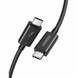 Кабель US501 USB-C to USB-C Thunderbolt 4, 40Gbps, 100W, 2 м, черный (60621) MB-92276 фото 2