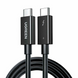 Кабель US501 USB-C to USB-C Thunderbolt 4, 40Gbps, 100W, 2 м, черный (60621) MB-92276 фото 1
