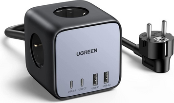 СЗУ CD268 3-контактная розетка DigiNest Cube 65W 2*USB+2*USB-C (60113) MB-89269 фото