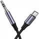 Кабель AV143 Male to USB Type-C Audio Cable3.5mm Braided with Aluminum Shell 1m сірий (30633) MB-82291 фото 2