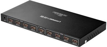 Хаб HDMI 1.4 UHD 4K/30Hz 3D, HDCP,1080P 1*8 Чорний (40203) MB-92292 фото