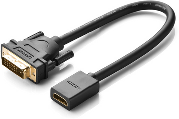 Кабель DVI to HDMI чорний (20118) MB-92238 фото