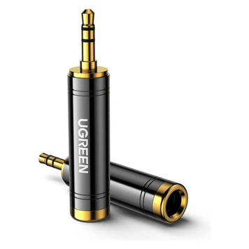 Переходник 3.5mm Male to 6.35mm Female Adapter 1pcs (60711) MB-86021 фото