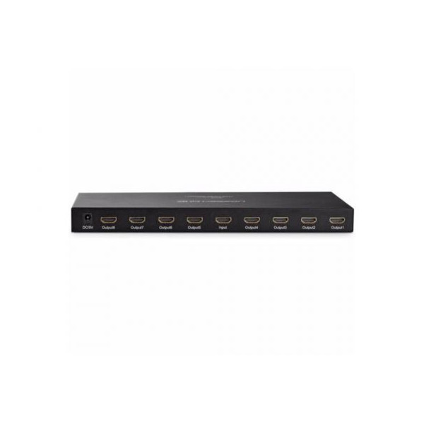 Хаб HDMI 1.4 UHD 4K/30Hz 3D, HDCP,1080P 1*8 Чорний (40203) MB-92292 фото