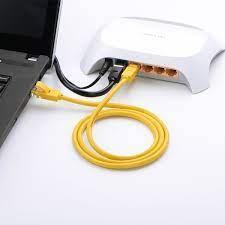 Кабель сетевой NW103 Cat 5e UTP Lan Cable 5m Yellow (патчкорд) (11233) MB-82350 фото